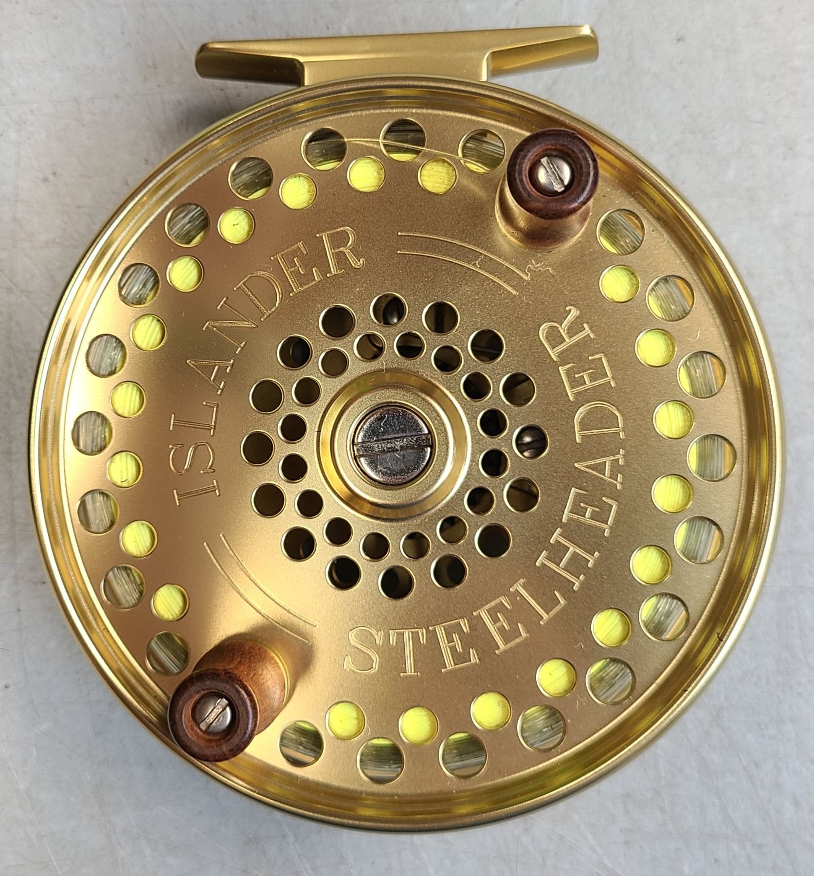 Islander Steelheader Float Reel in Gold c/w Case - Highest Quality