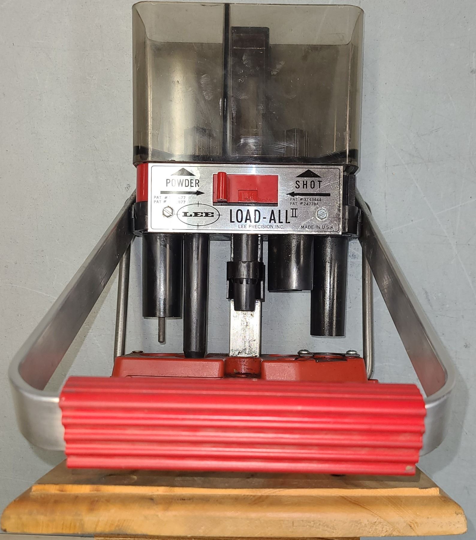 Lee Load-All II Shot Shell Reloading Press on Wood Base