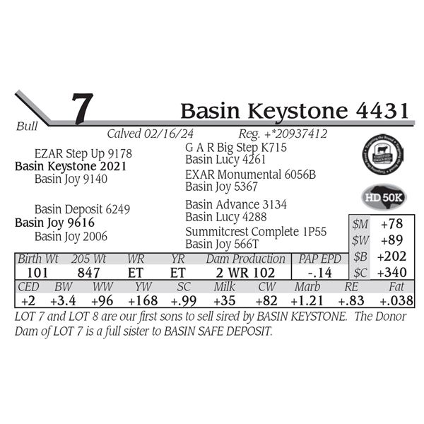 Basin Keystone 4431