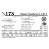 Image 1 : Basin Sunbeam 4415