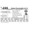 Image 1 : Basin Payweight 4511