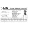Image 1 : Basin Foundation 4566
