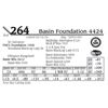 Image 1 : Basin Foundation 4424