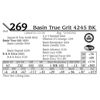 Image 1 : Basin True Grit 4245 BK