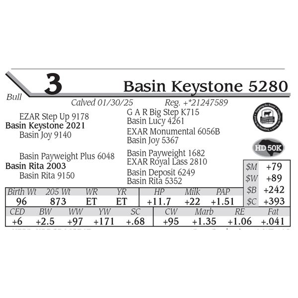 Basin Keystone 5280