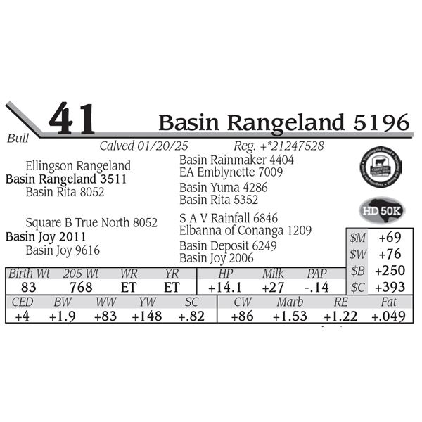 Basin Rangeland 5196
