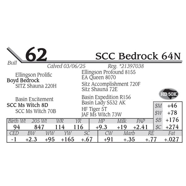 SCC Bedrock 64N
