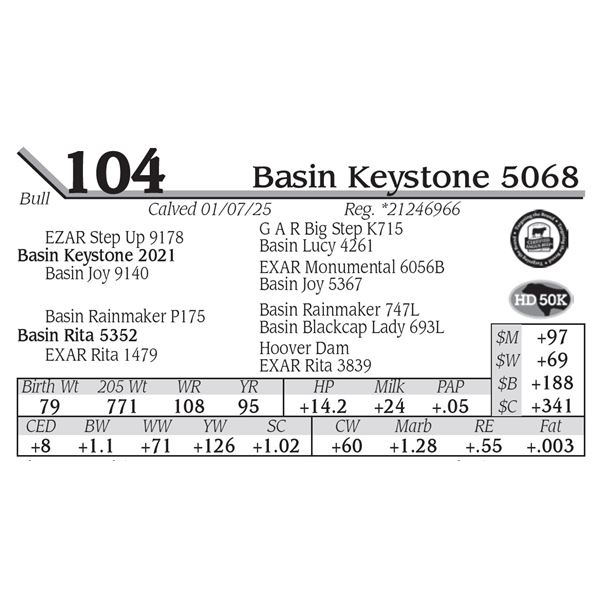 Basin Keystone 5068