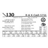 Image 1 : B & K Cash 5756