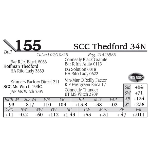 SCC Thedford 34N