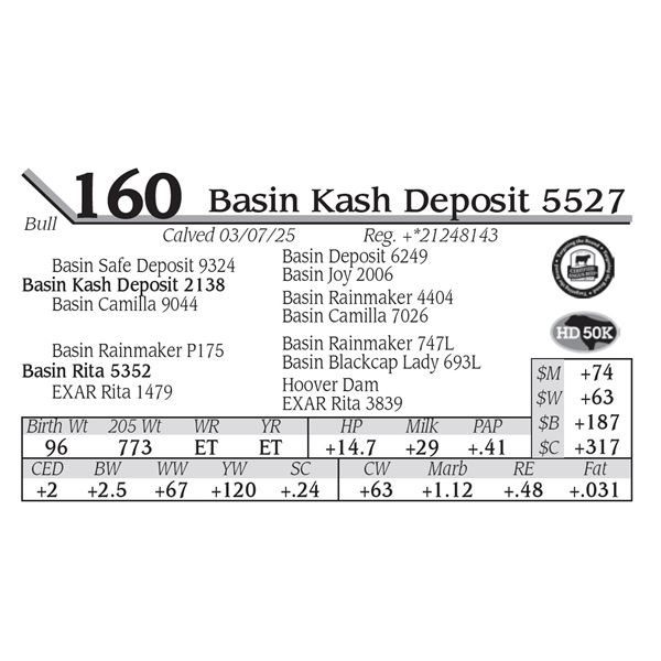 Basin Kash Deposit 5527