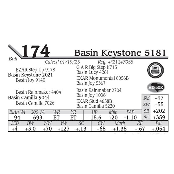 Basin Keystone 5181