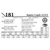 Image 1 : Basin Cash 5191