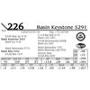 Image 1 : Basin Keystone 5291