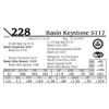 Image 1 : Basin Keystone 5117