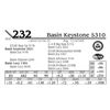 Image 1 : Basin Keystone 5310