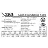 Image 1 : Basin Foundation 5507