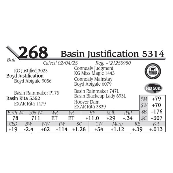 Basin Justification 5314