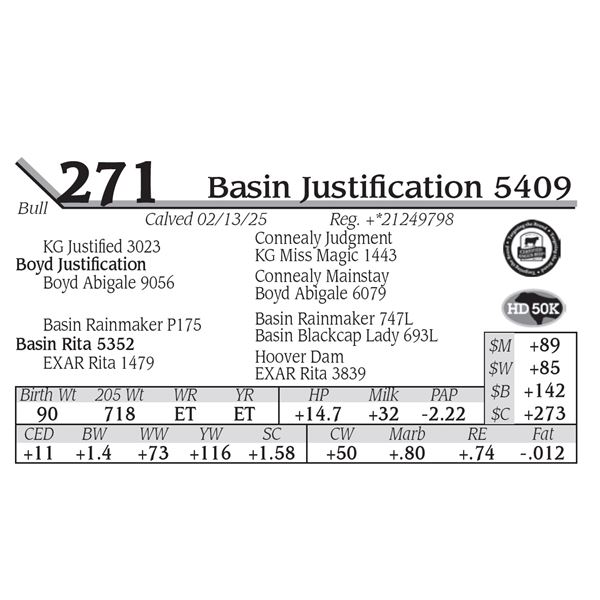 Basin Justification 5409