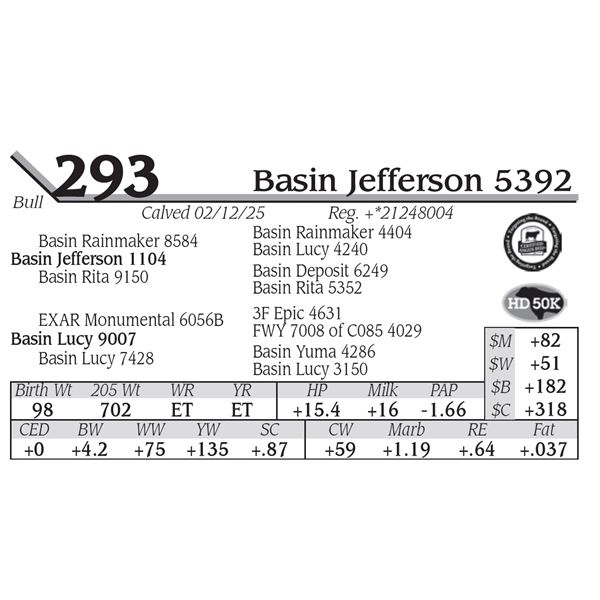 Basin Jefferson 5392