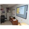 Image 1 : Office Contents w/Computer Peripherals, Fan, File Cabinet, Chairs, Desk Supplies