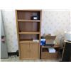 Image 5 : Office Contents w/Desk, Bookcase, Printer, Adding Machine, File Cabinets