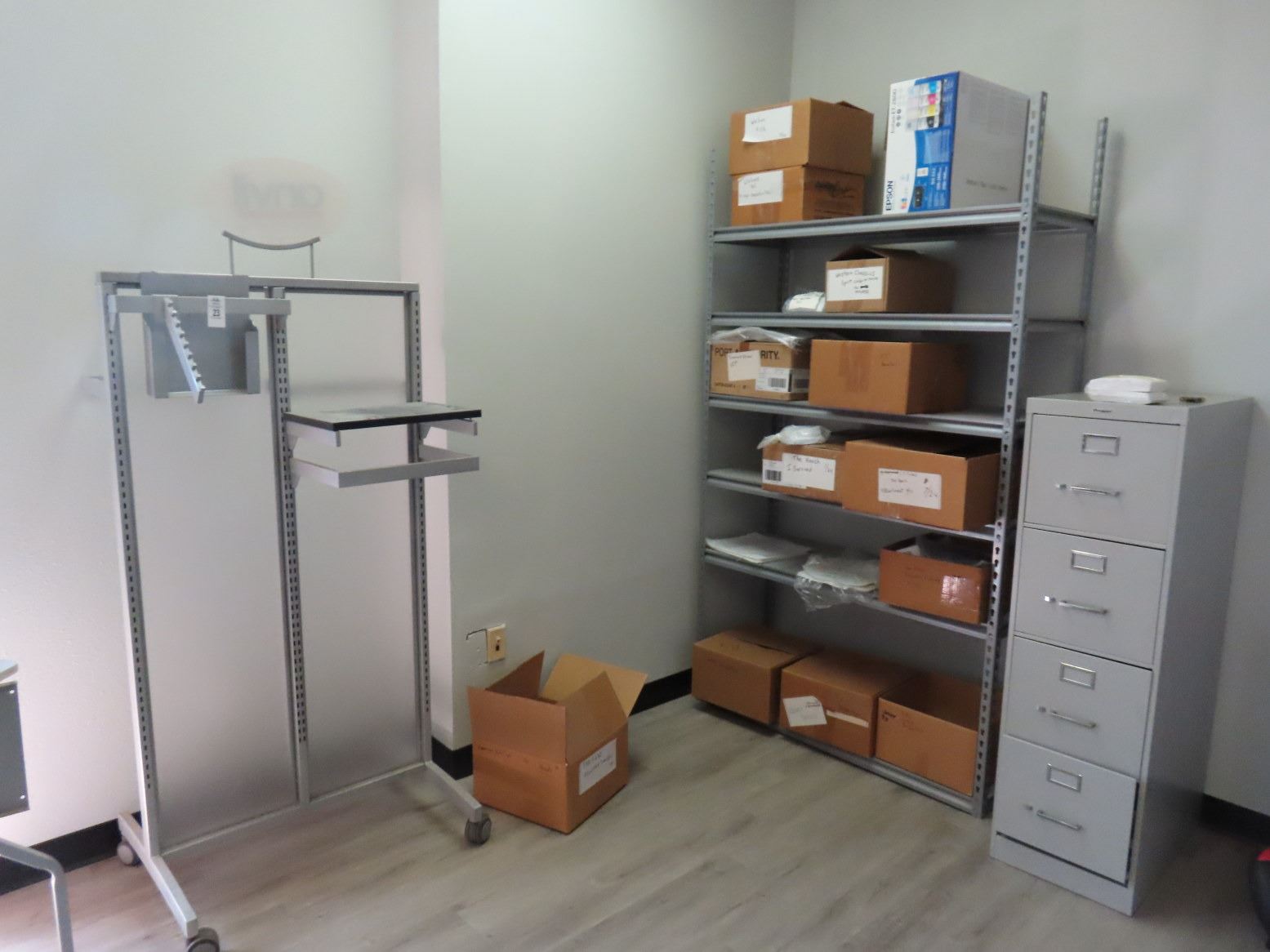 Pc Peripheral Storage Racks Remainder of Office w/Merchandising, Desk, Storage Racks, Computer ...