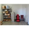 Image 3 : Remainder of Office w/Merchandising, Desk, Storage Racks, Computer Peripherals, Chairs