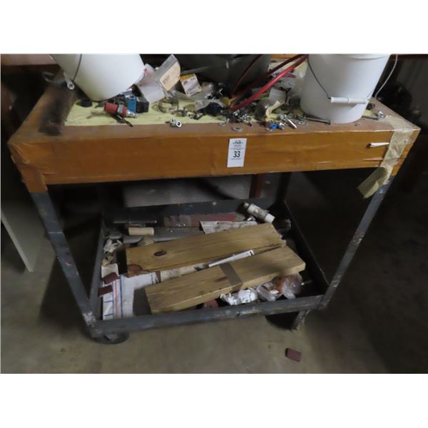 Metal Storage Cart