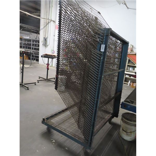 Spring Loaded Screen Drying Cart