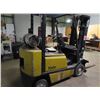 Image 2 : Yale #GLC050 5K Lb. Cap LP Cushion Tire Forklift w/Triple Mast, Sideshift, Shows 3,189 Hrs.,