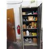 Image 1 : Tan Metal Storage Cabinet w/First Aid and Supplies