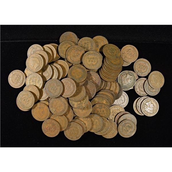 (100) - MIXED DATES INDIAN HEAD CENTS