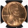 Image 2 : 1935 LINCOLN CENT MS66RD NGC