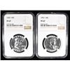 Image 1 : 1957 & 1959 PROOF FRANKLIN HALVES NGC PF-67