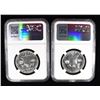 Image 2 : 1961 & 1962 PROOF FRANKLIN HALVES NGC PF-67