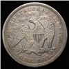 Image 2 : 1872 SEATED LIBERTY DOLLAR VF CLEANED