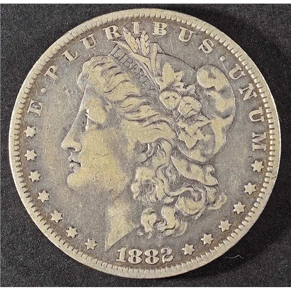 1882-O/S MORGAN DOLLAR VF