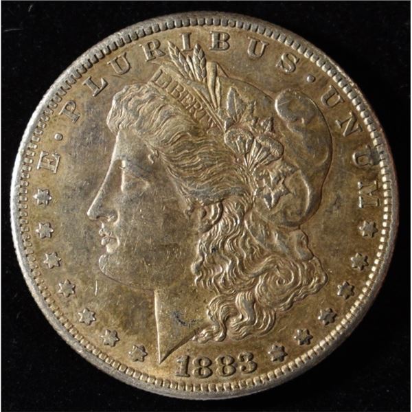 1883-S MORGAN DOLLAR AU