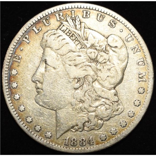 1884-S MORGAN DOLLAR VF