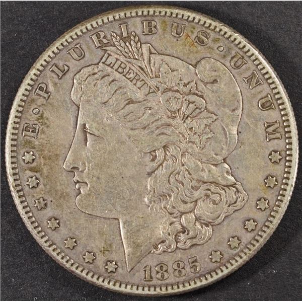 1885-S MORGAN DOLLAR XF/AU
