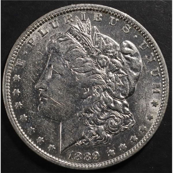 1889-O MORGAN DOLLAR AU
