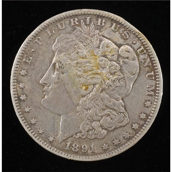 1891-O MORGAN DOLLAR XF