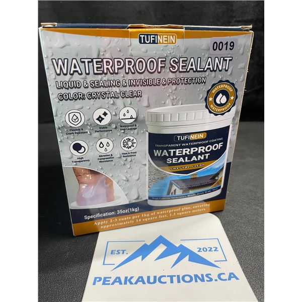 1 Box of Tufinein Waterproof Sealant - Transparent Waterproof Coating - 35oz - New