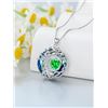 Image 2 : 1 Tree of Life Necklace for Women - 925 Sterling Silver w/ Crystal Birthstone Pendant - Brand New!