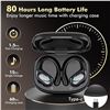 Image 4 : 1 Pair of BX17 Wireless Sport Bluetooth Earbuds; Noise Cancelling w/ 80hr Battery Life - New Sealed