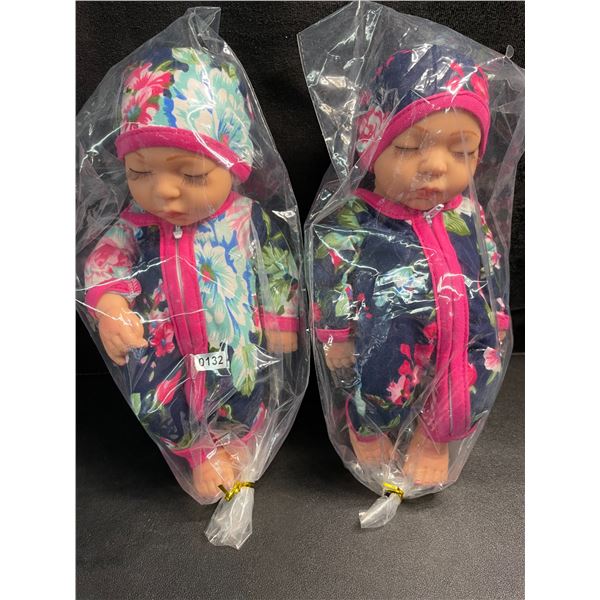 2 Baby Girl Dolls/Toys - 10 inch Doll Size - New