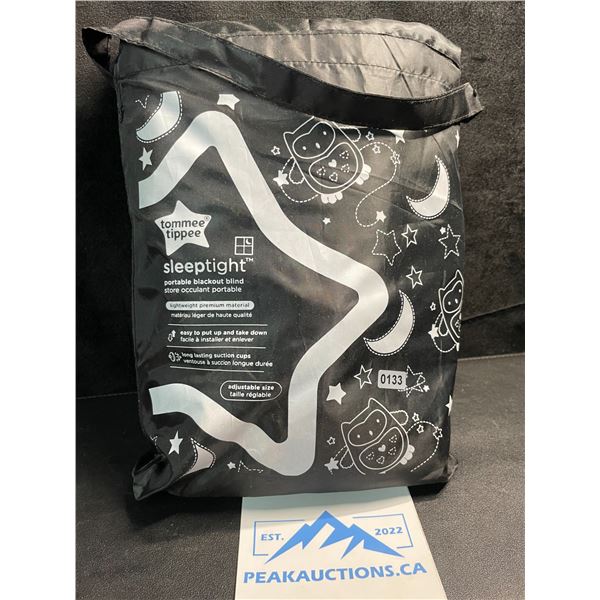 1 Tommee Tippee Sleeptight Portable Blackout Blind - Lightweight Premium Material/Adjustable Size
