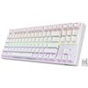 Image 1 : 1 Royal Kludge RK SINK97G RGB Keyboard - White - Brand New!