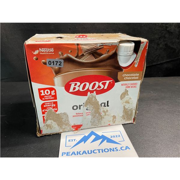 Nestle Boost Original Meal Replacement Drinks - Chocolate Flavour - 6 x 237ml - (EXP: 2026/JA/27)